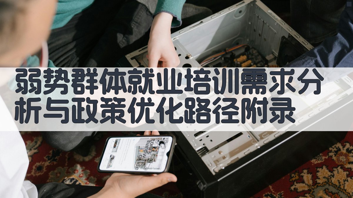 弱势群体就业培训需求分析与政策优化路径 - 职业技能政策