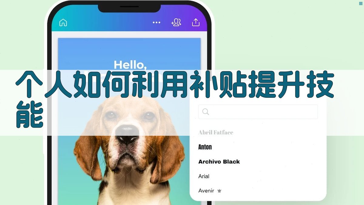 个人如何利用补贴提升技能 图4