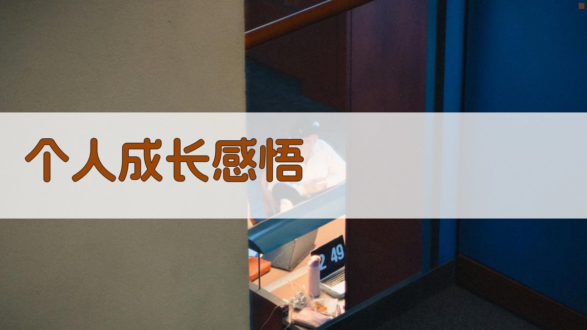 个人成长感悟 图4