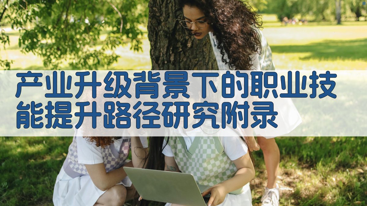 产业升级背景下的职业技能提升路径研究 · 附录 图4