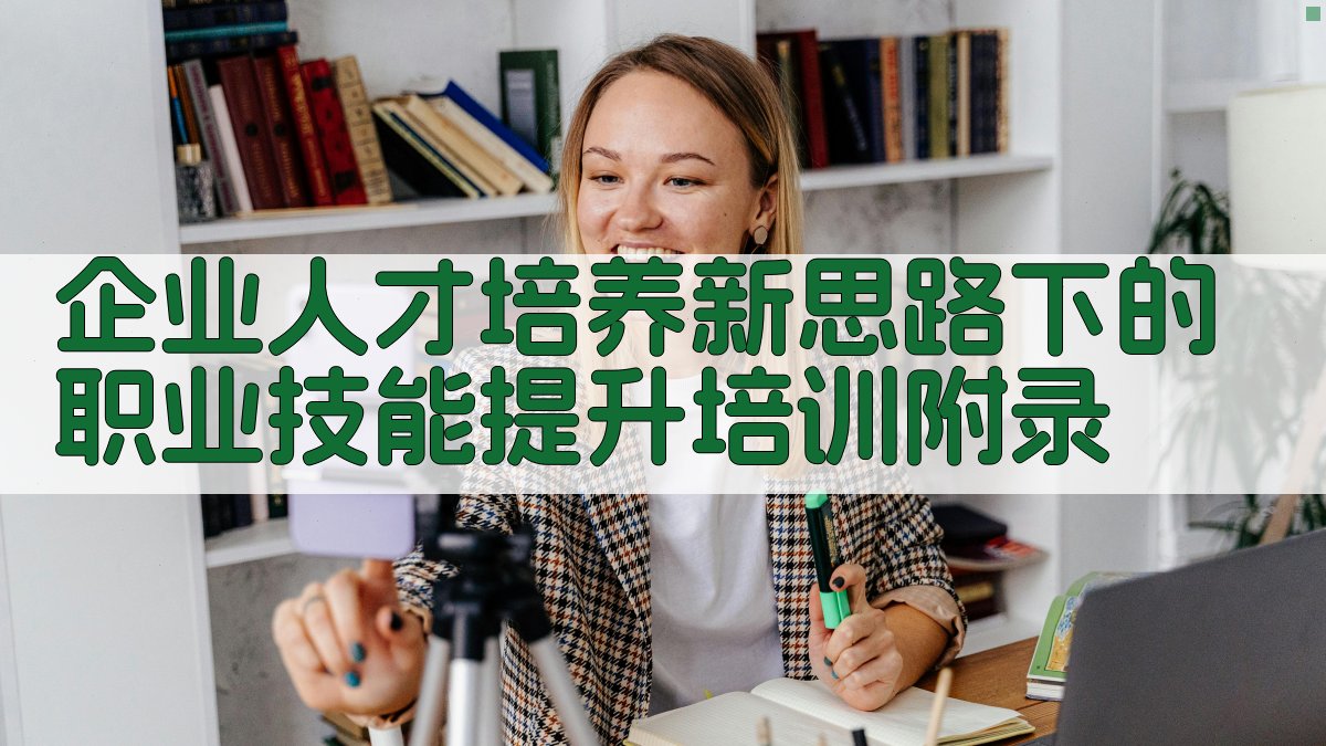 企业人才培养新思路下的职业技能提升培训 · 附录 图4