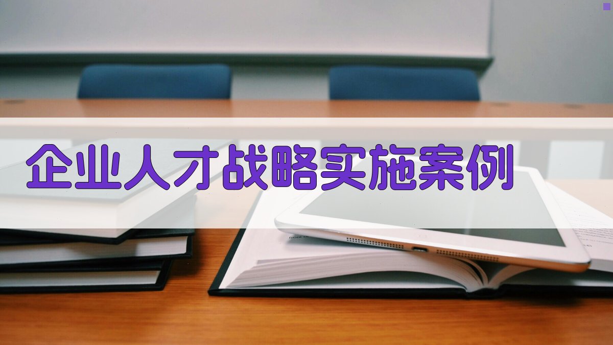企业人才战略实施案例 图2
