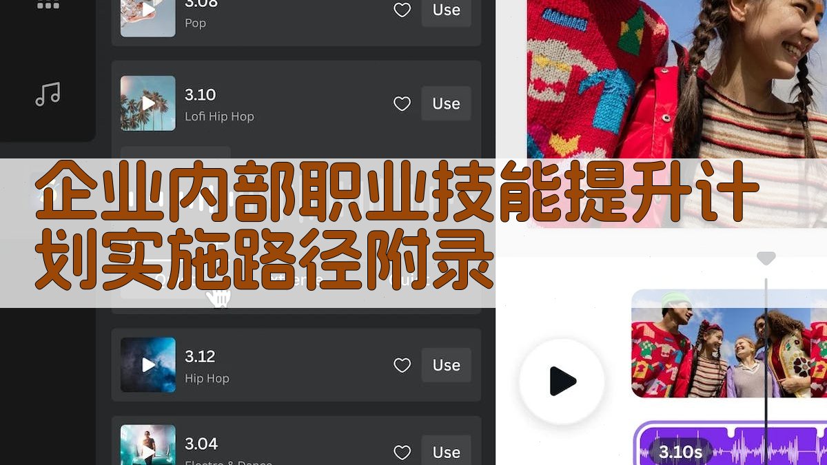 企业内部职业技能提升计划实施路径 · 附录 图5