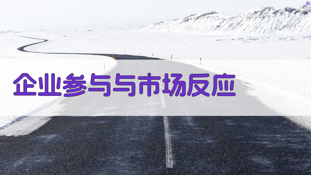 企业参与与市场反应 图1