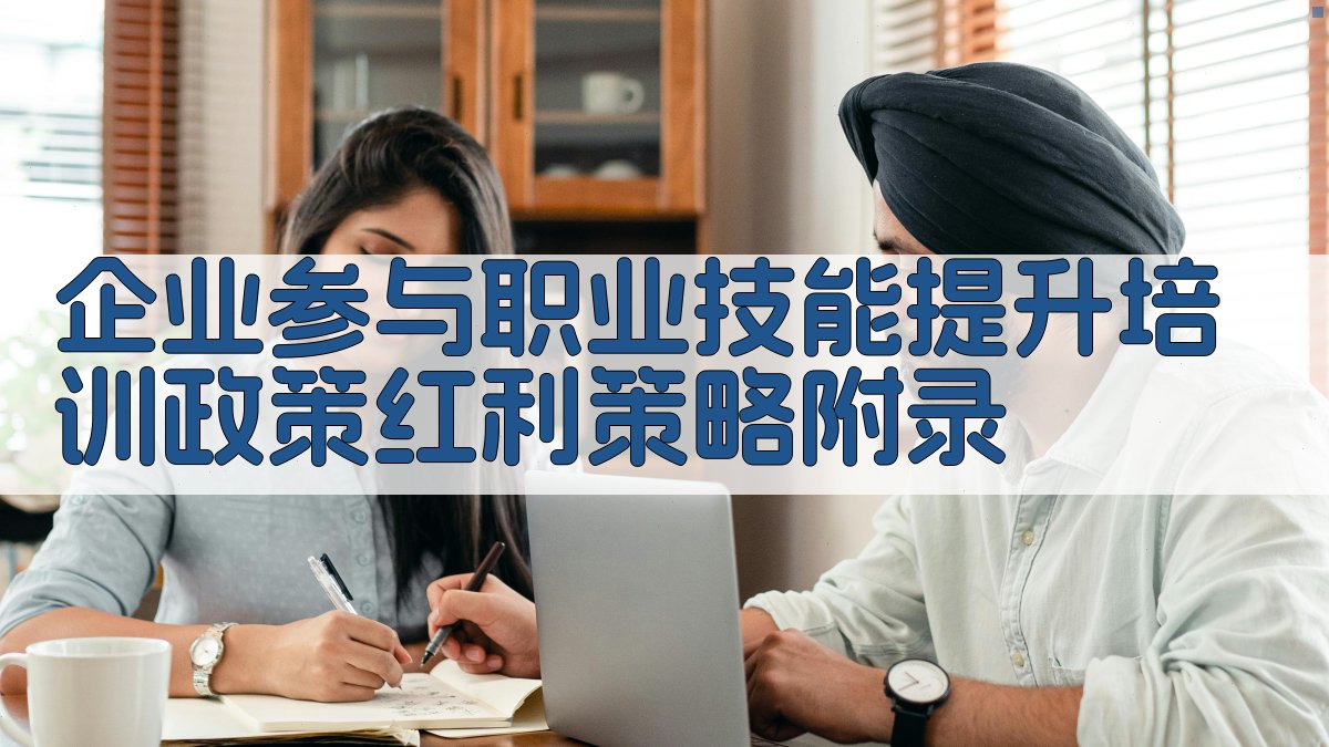 企业参与职业技能提升培训政策红利策略 · 附录 图5