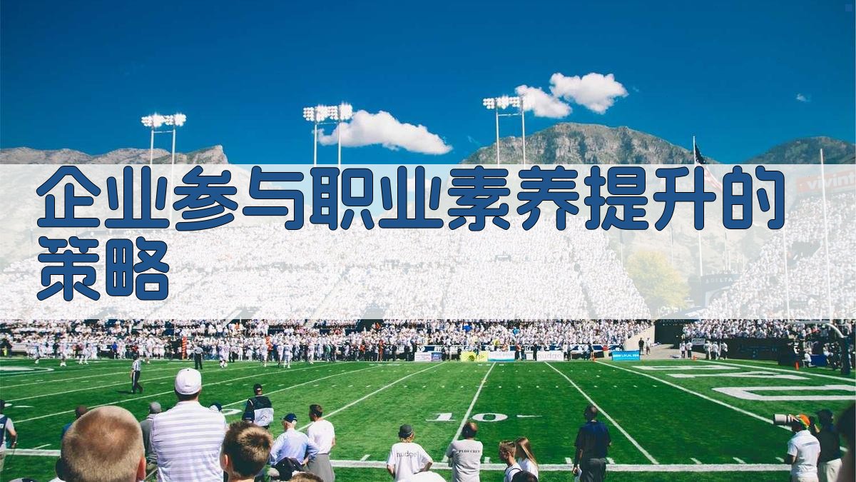 企业参与职业素养提升的策略 图2