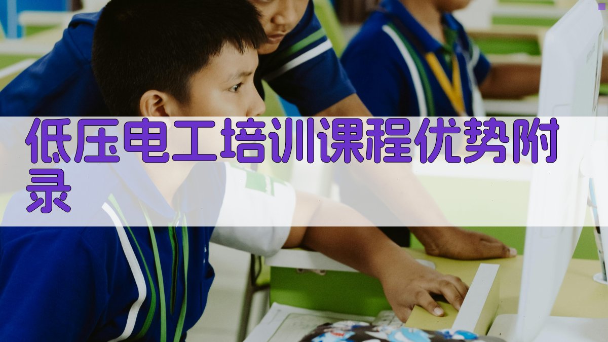 低压电工培训课程优势 · 附录 图4
