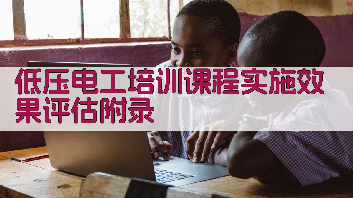 低压电工培训课程实施效果评估 · 附录 图3
