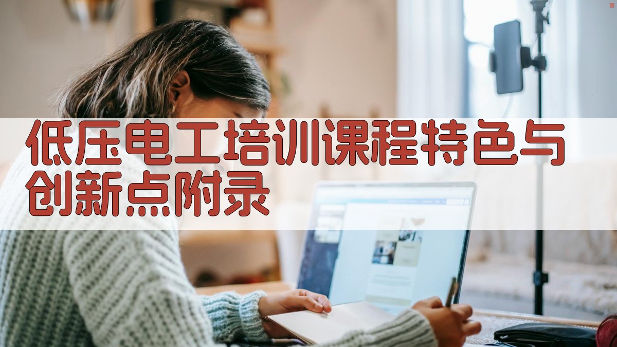 低压电工培训课程特色与创新点 · 附录 图4