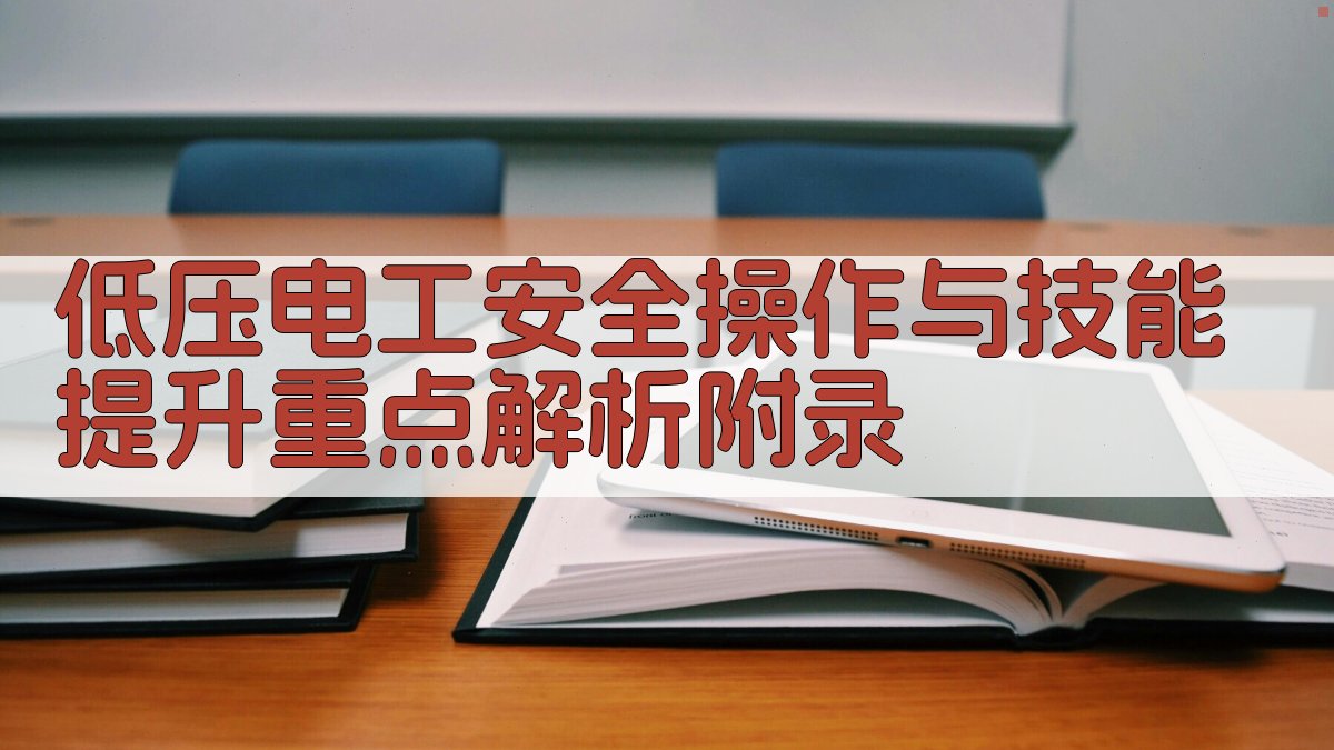 低压电工安全操作与技能提升重点解析 · 附录 图2
