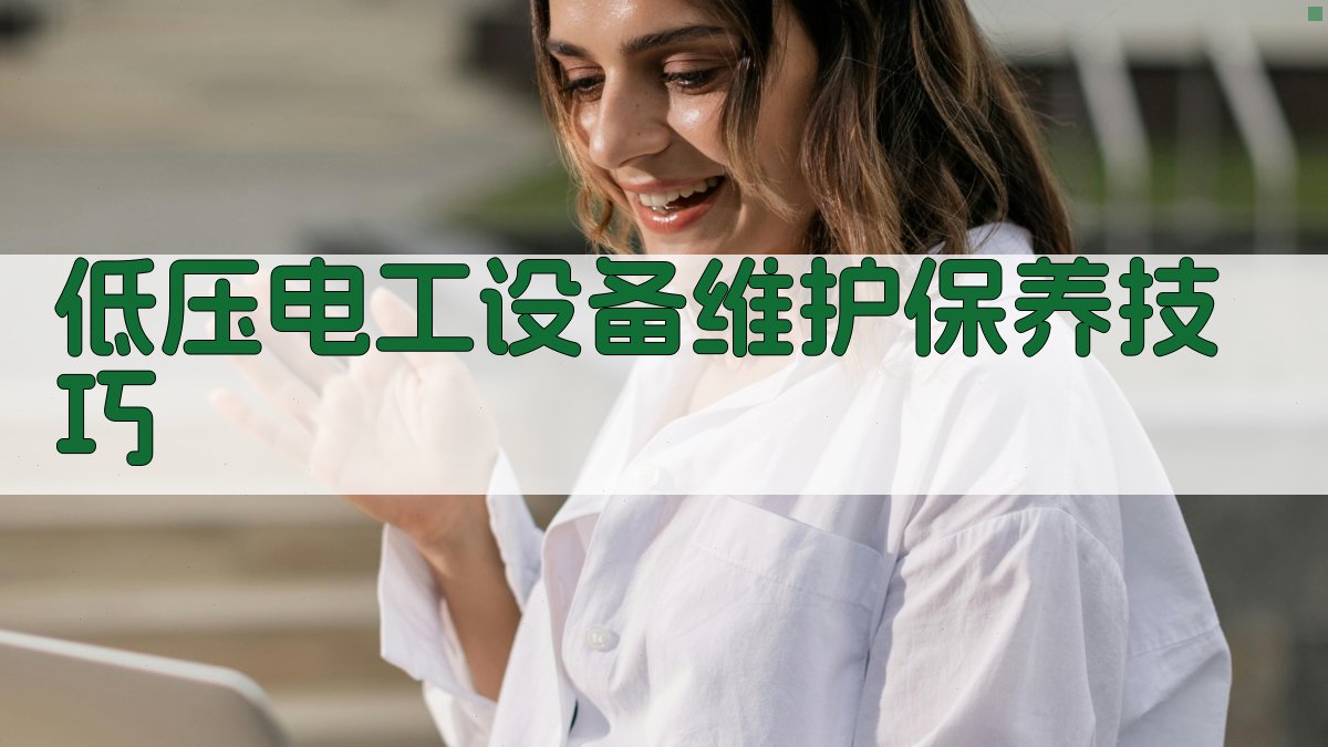 低压电工设备维护保养技巧 图1