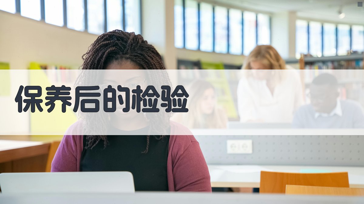 保养后的检验 图4