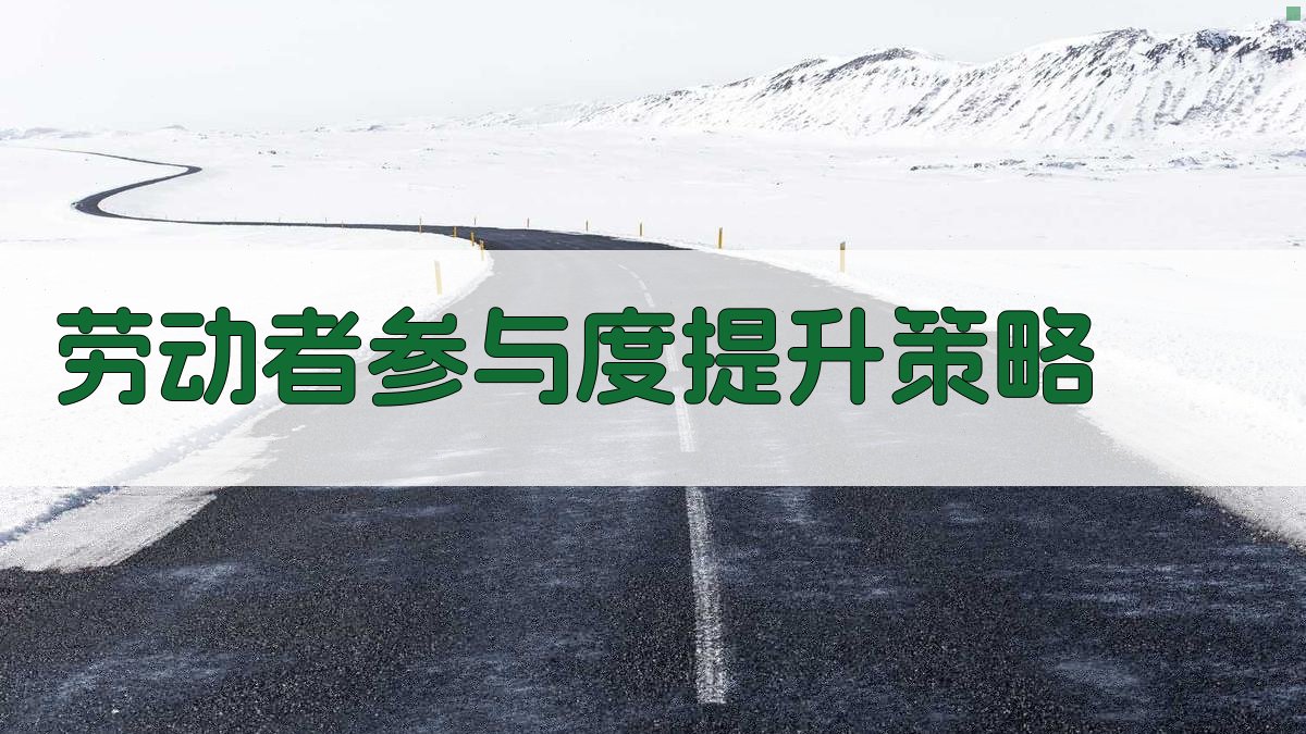 劳动者参与度提升策略 图4