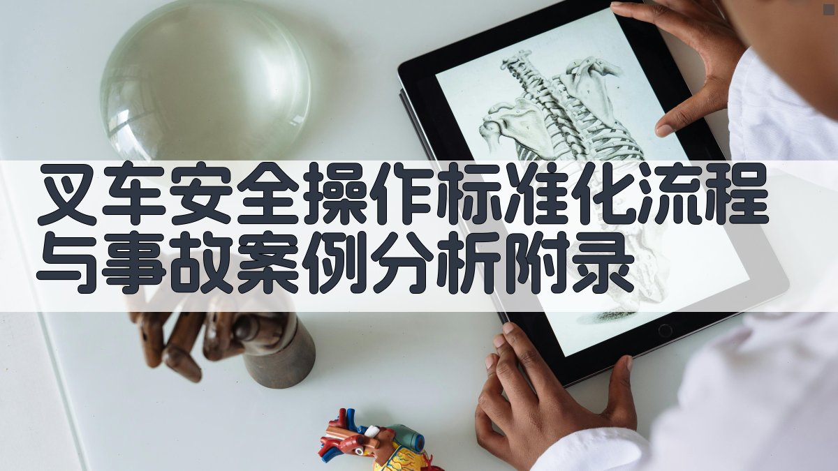 叉车安全操作标准化流程与事故案例分析 · 附录 图2