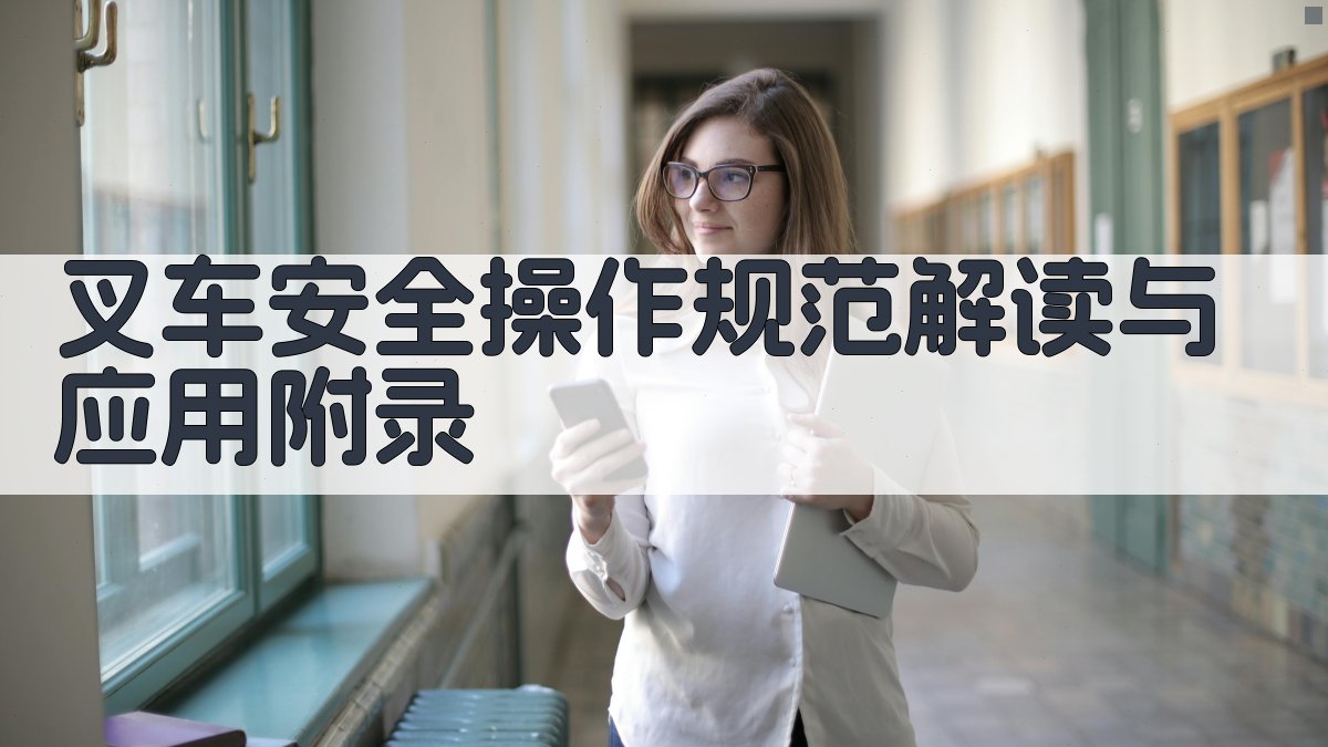 叉车安全操作规范解读与应用 · 附录 图2