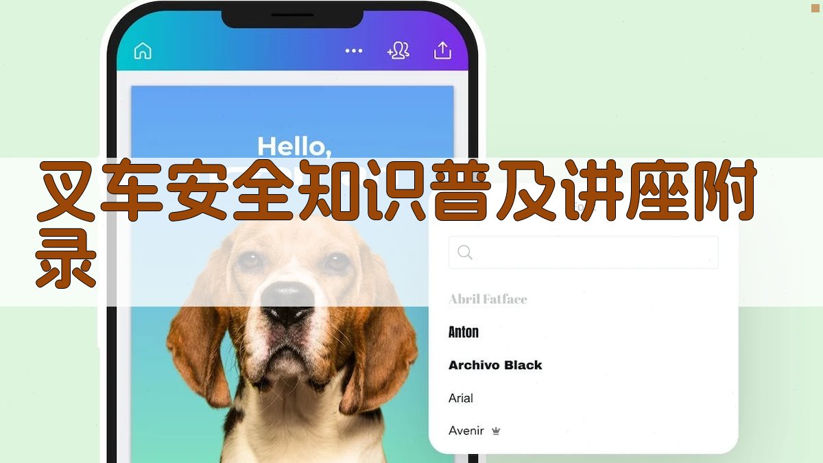 叉车安全知识普及讲座 · 附录 图5