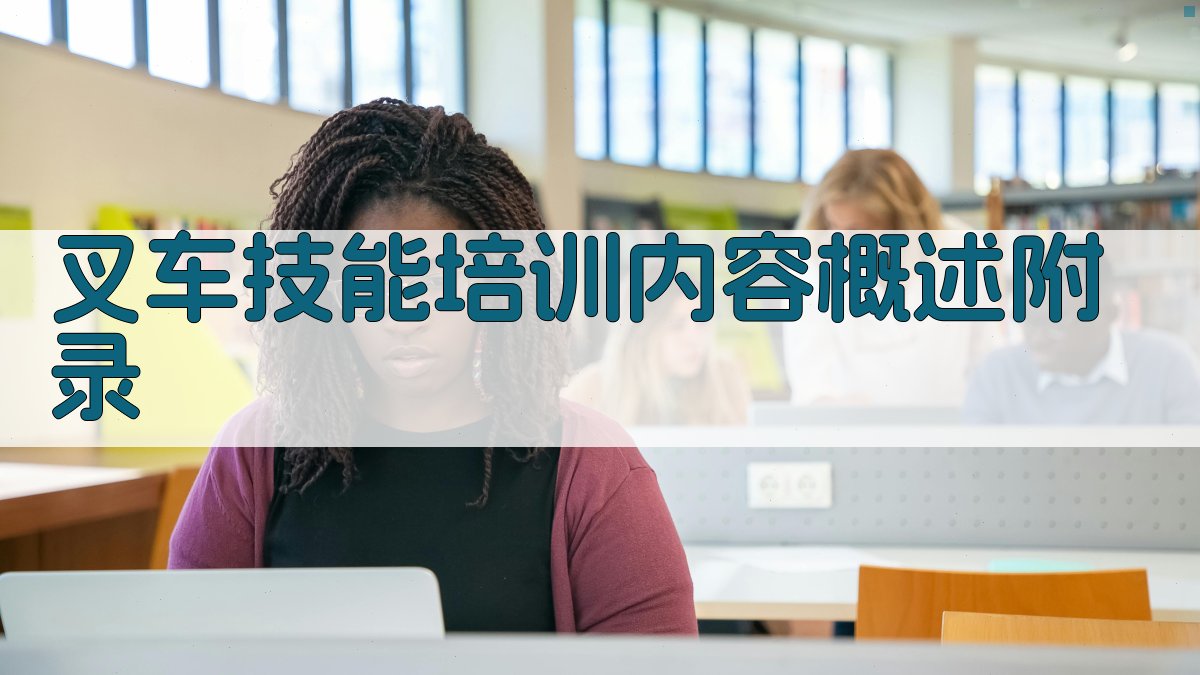 叉车技能培训内容概述 · 附录 图5