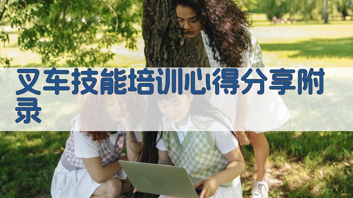 叉车技能培训心得分享 · 附录 图5