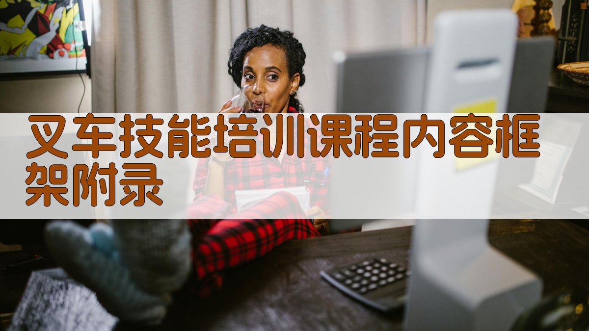 叉车技能培训课程内容框架 · 附录 图4