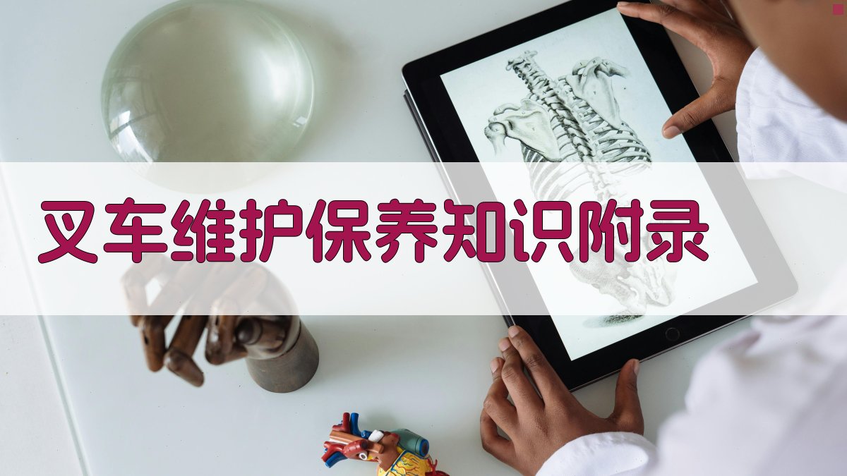 叉车维护保养知识 · 附录 图4