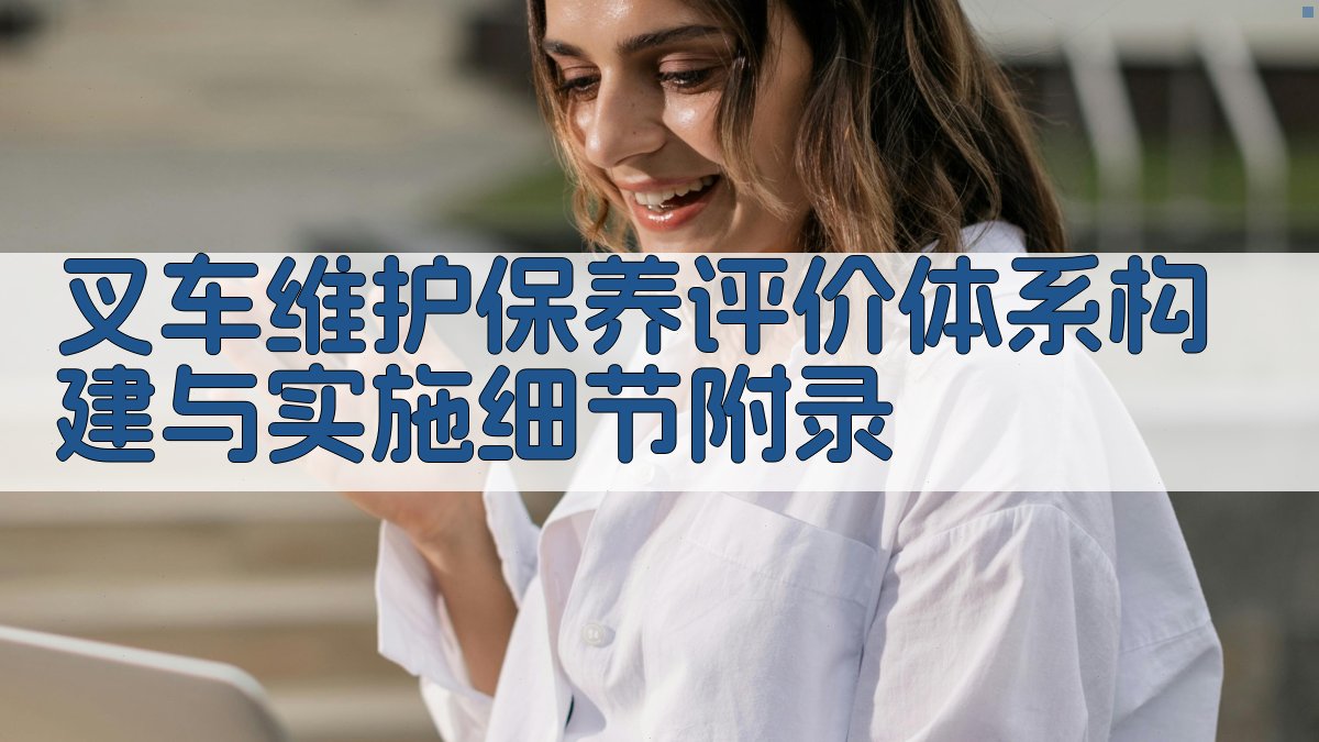 叉车维护保养评价体系构建与实施细节 · 附录 图3