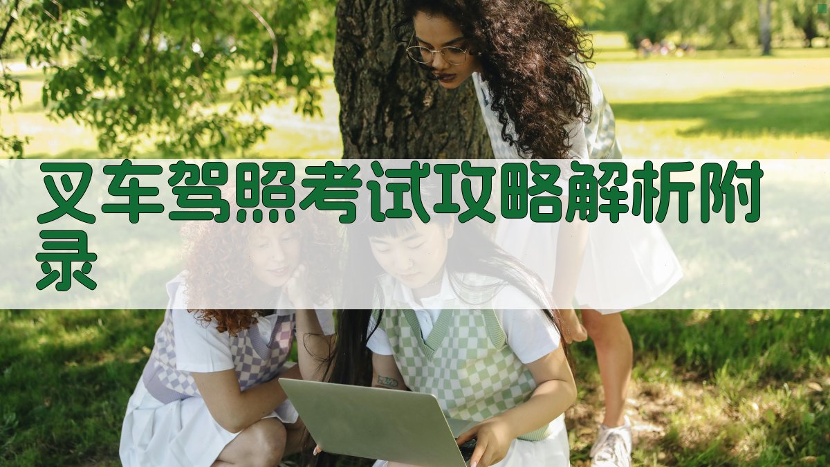 叉车驾照考试攻略解析 · 附录 图4