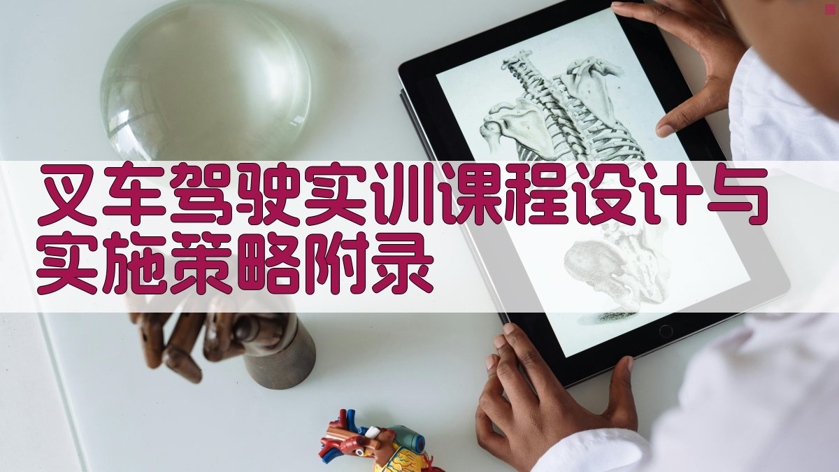 叉车驾驶实训课程设计与实施策略 · 附录 图4