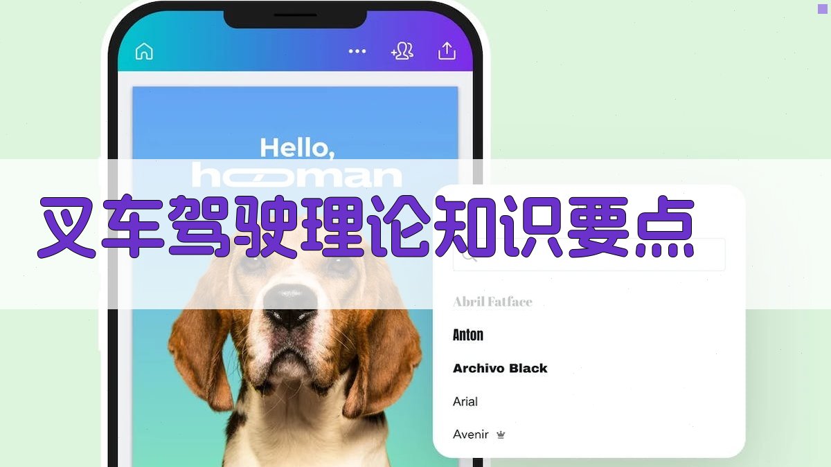 叉车驾驶理论知识要点 图1