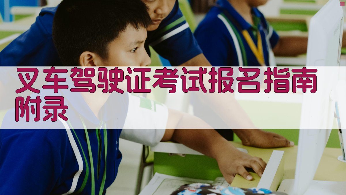 叉车驾驶证考试报名指南 · 附录 图5