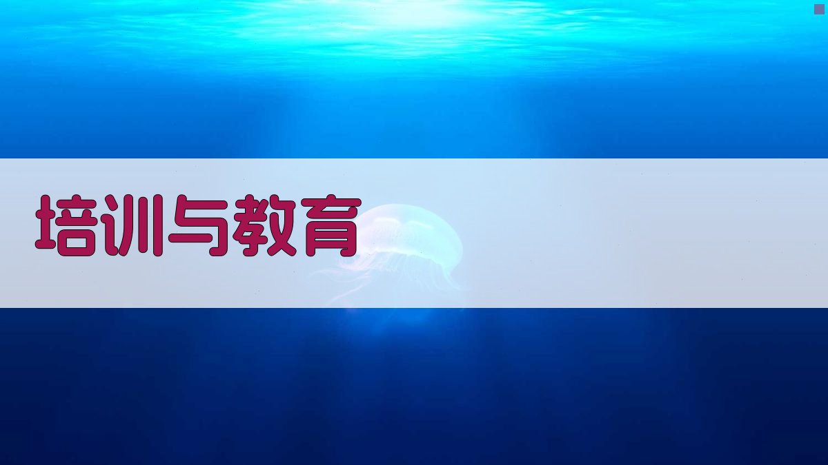 培训与教育 图1