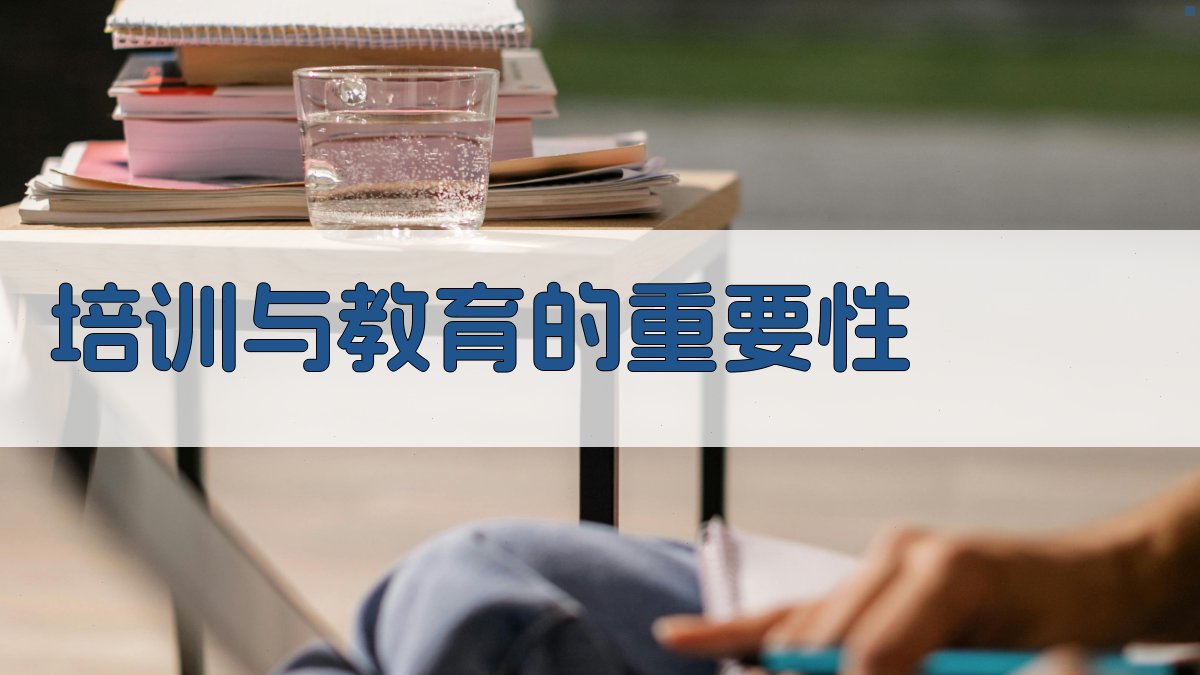 培训与教育的重要性 图3