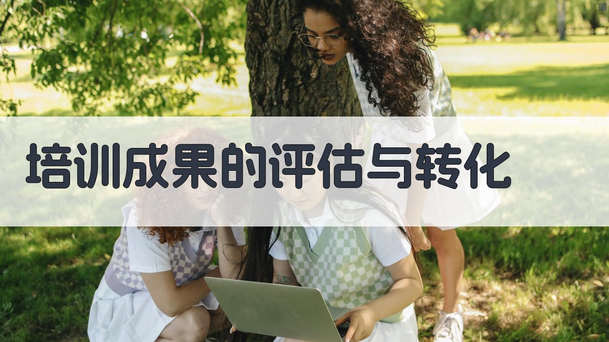 培训成果的评估与转化 图4