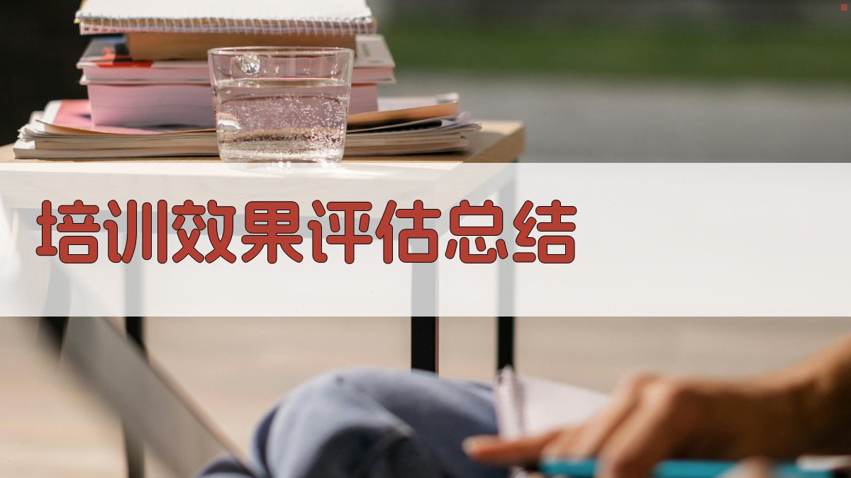 培训效果评估总结 图3