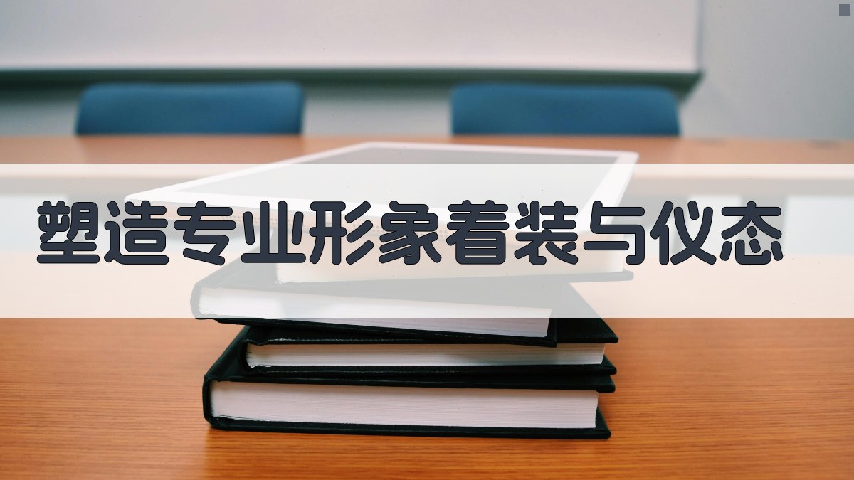 塑造专业形象着装与仪态 图1