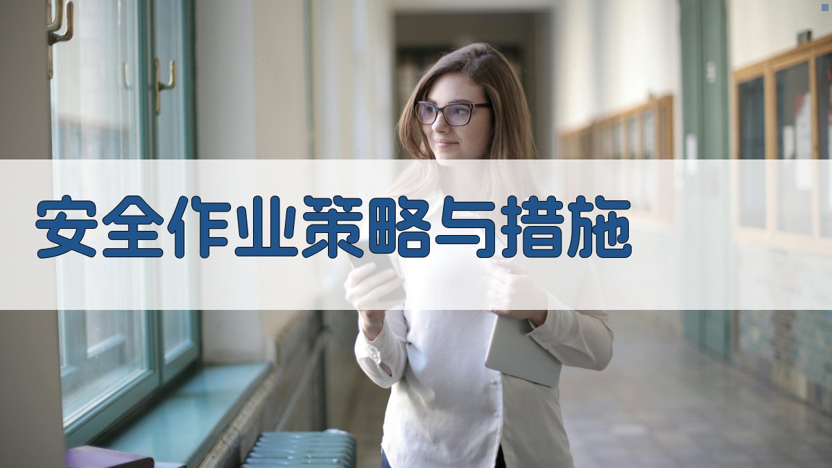 安全作业策略与措施 图1