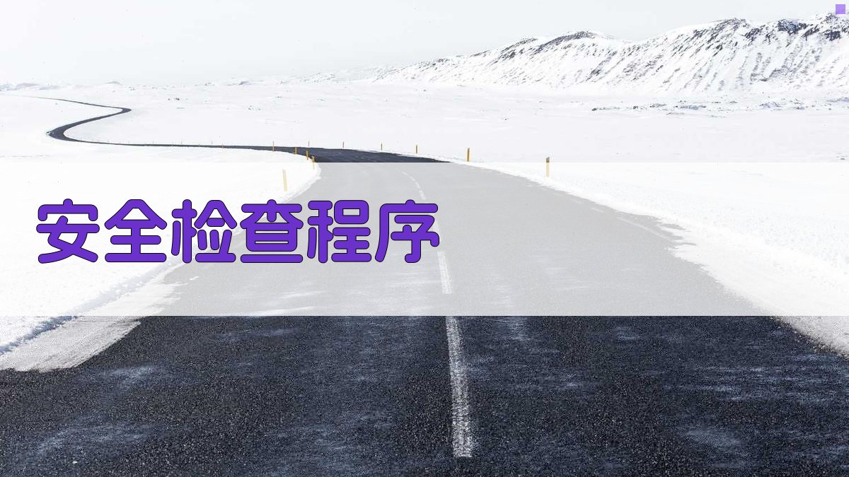 安全检查程序 图2