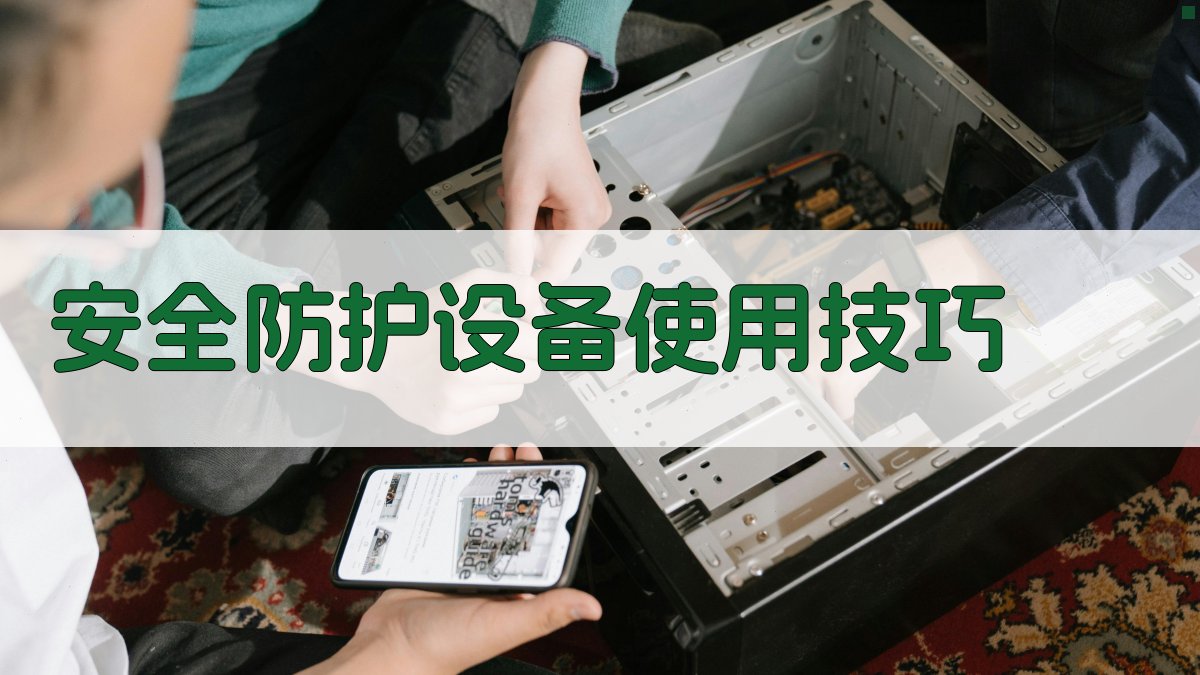 安全防护设备使用技巧 图3