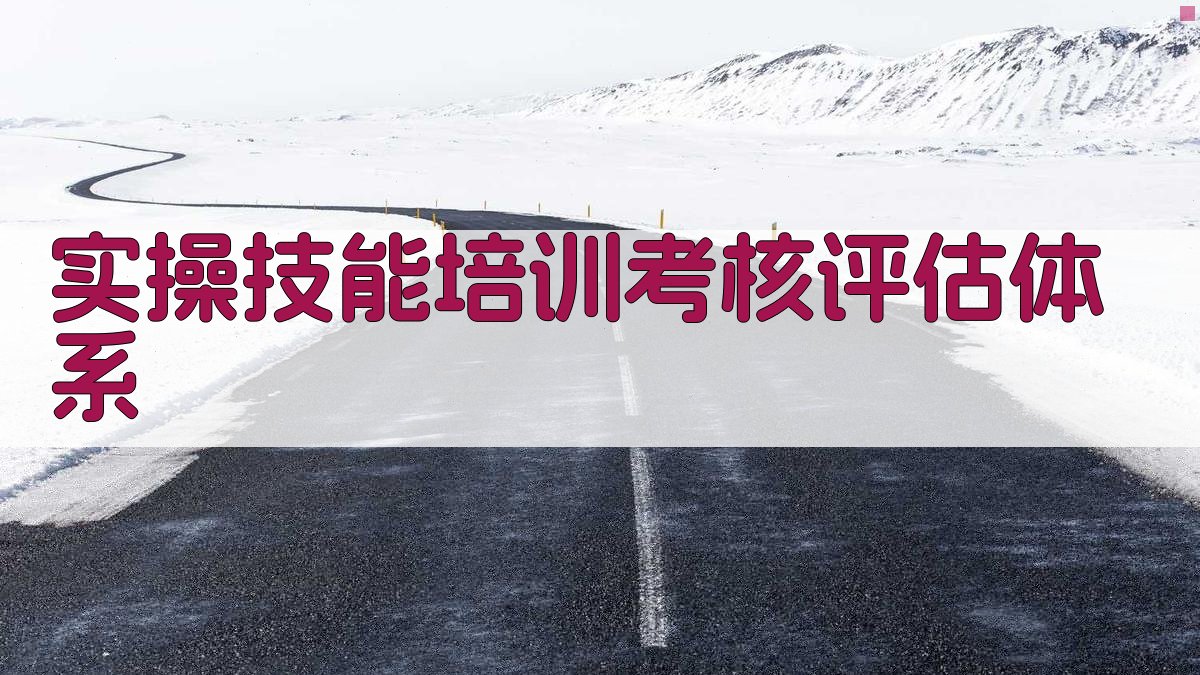 实操技能培训考核评估体系 图3