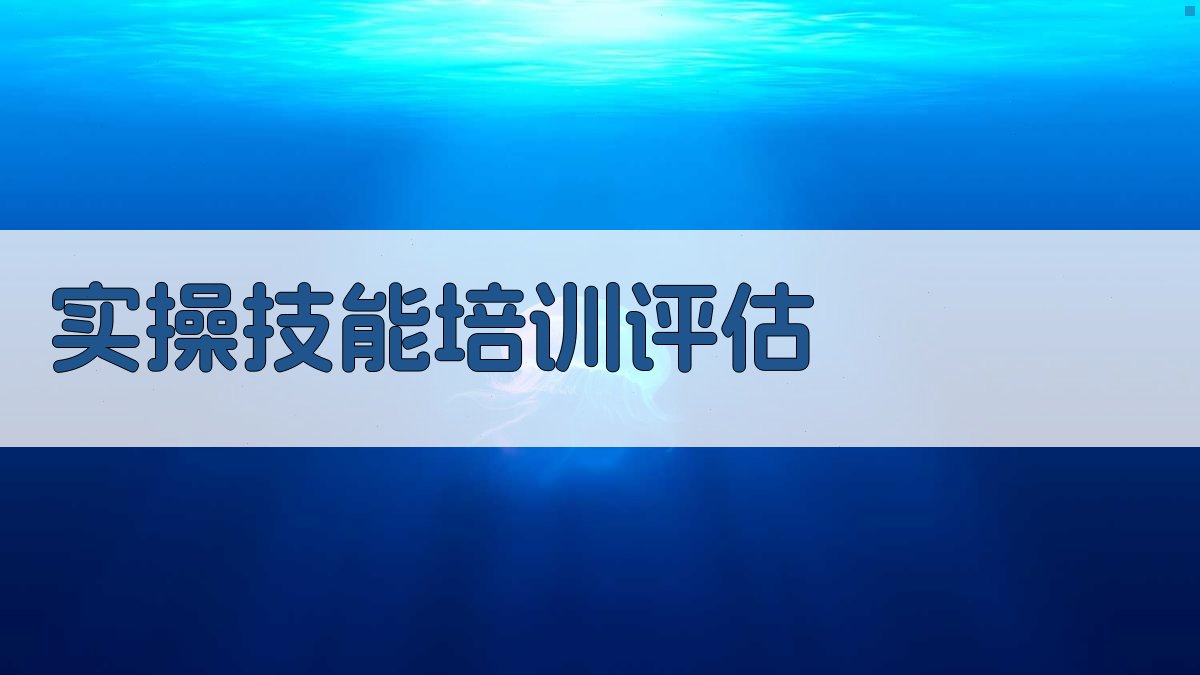 实操技能培训评估 图3