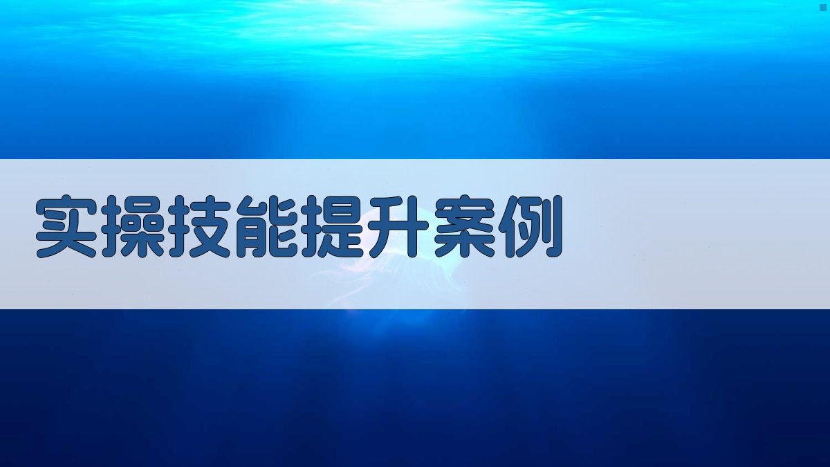 实操技能提升案例 图2