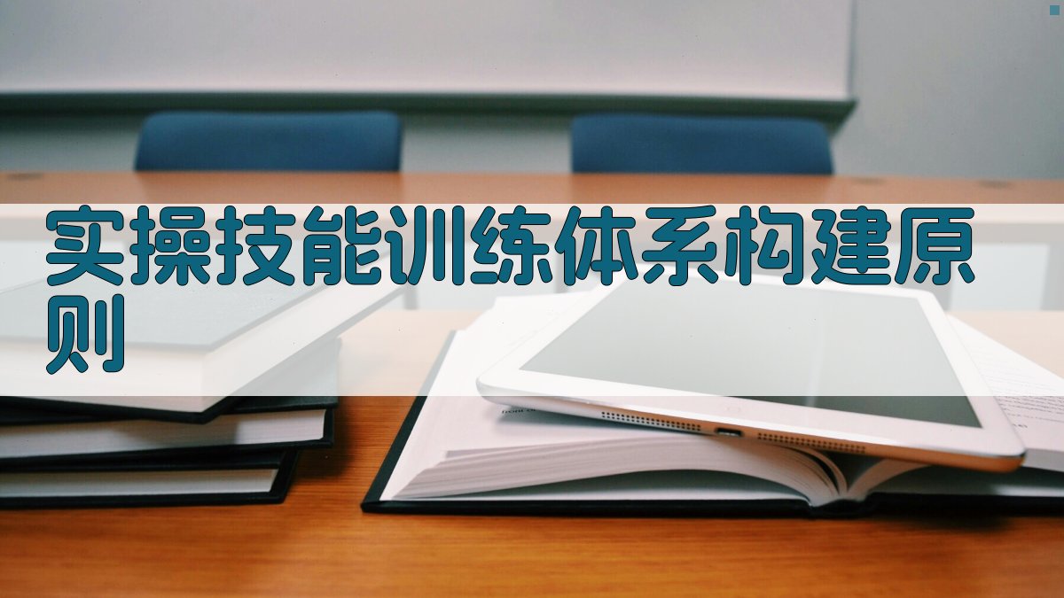 实操技能训练体系构建原则 图1