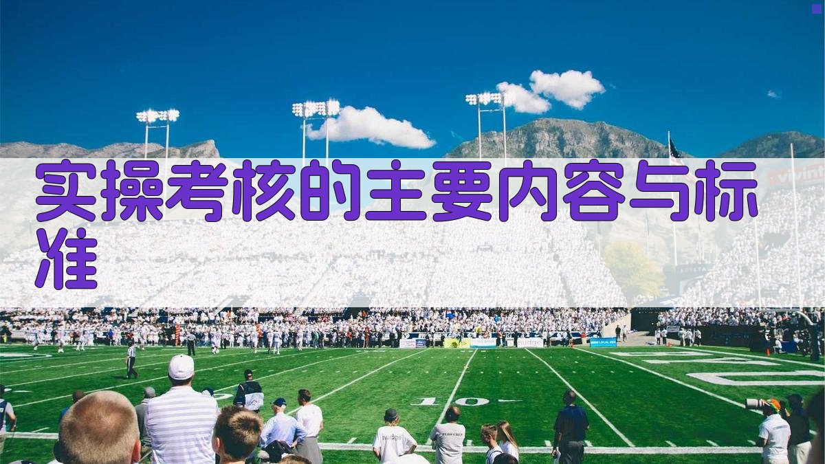 实操考核的主要内容与标准 图1