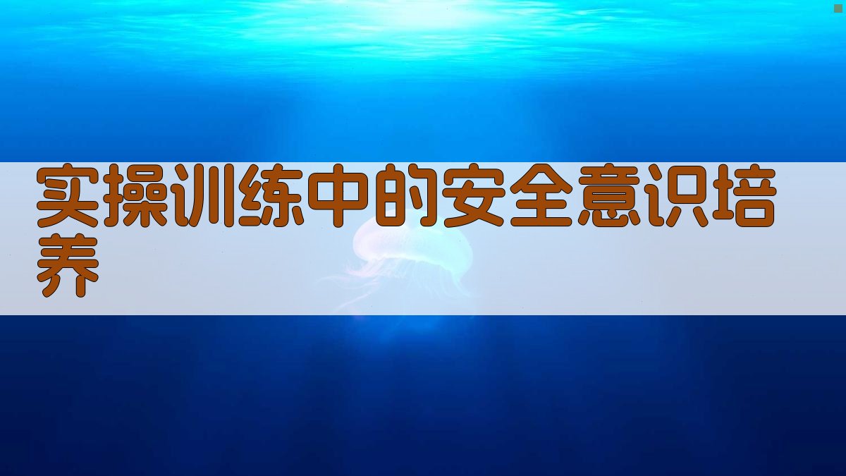 实操训练中的安全意识培养 图3