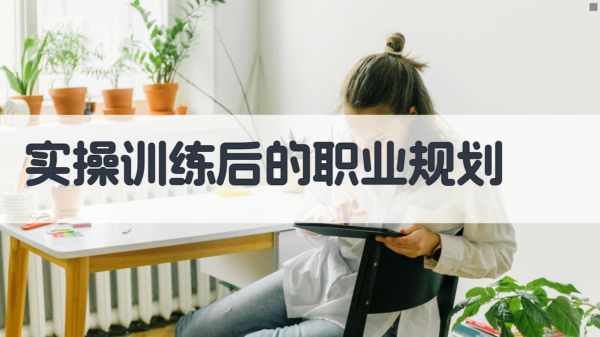 实操训练后的职业规划 图3