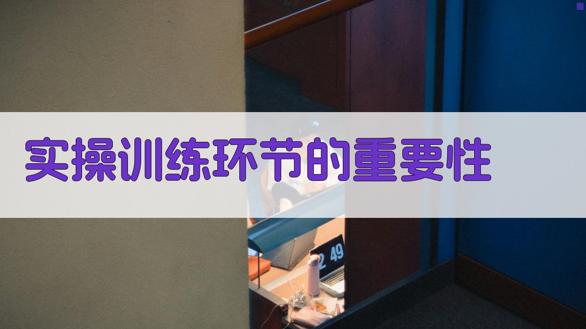 实操训练环节的重要性 图3