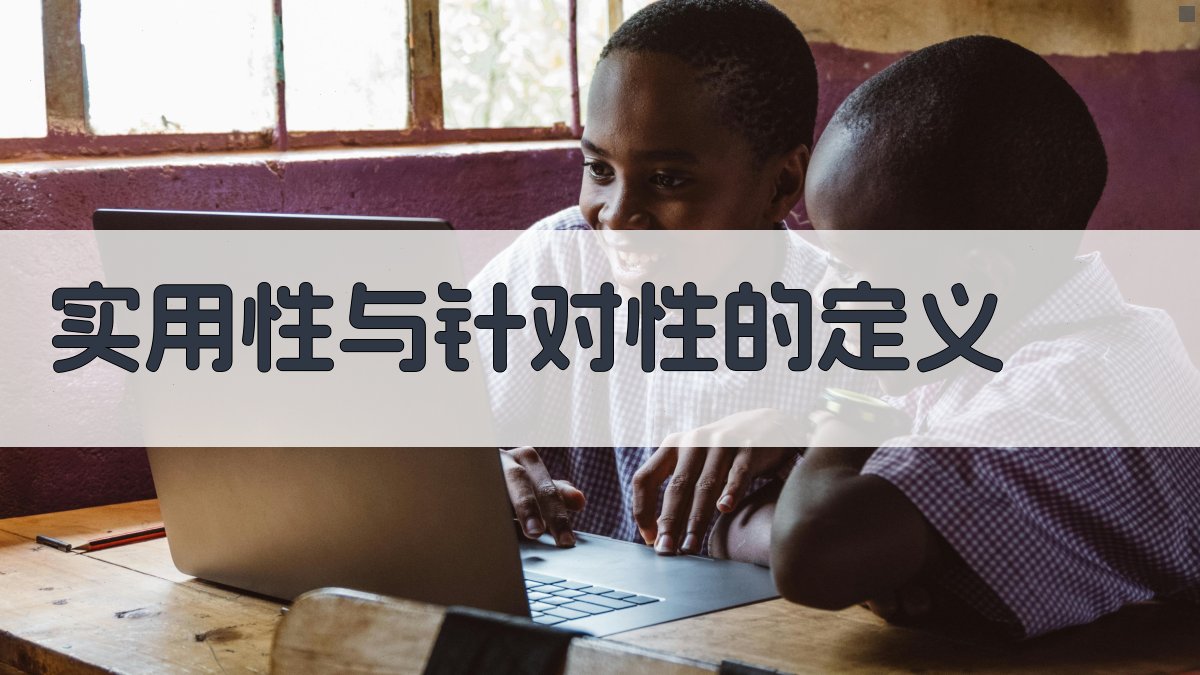 实用性与针对性的定义 图1
