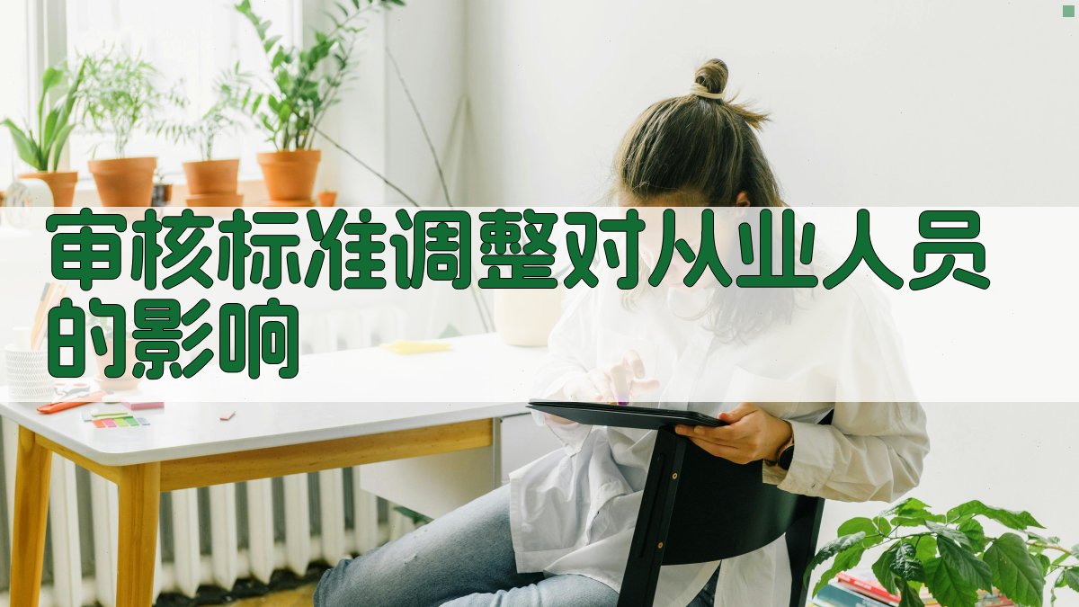 审核标准调整对从业人员的影响 图3