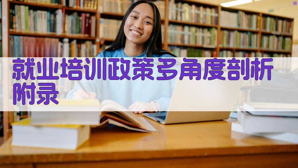 就业培训政策多角度剖析 · 附录 图3