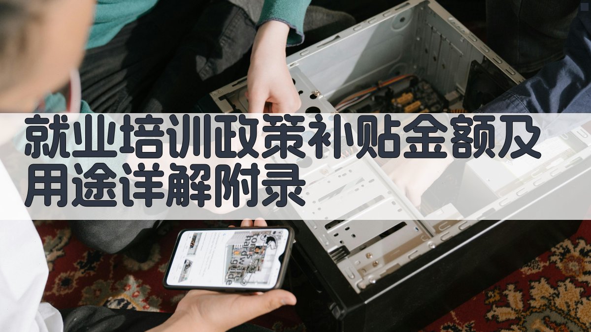 就业培训政策补贴金额及用途详解 · 附录 图3