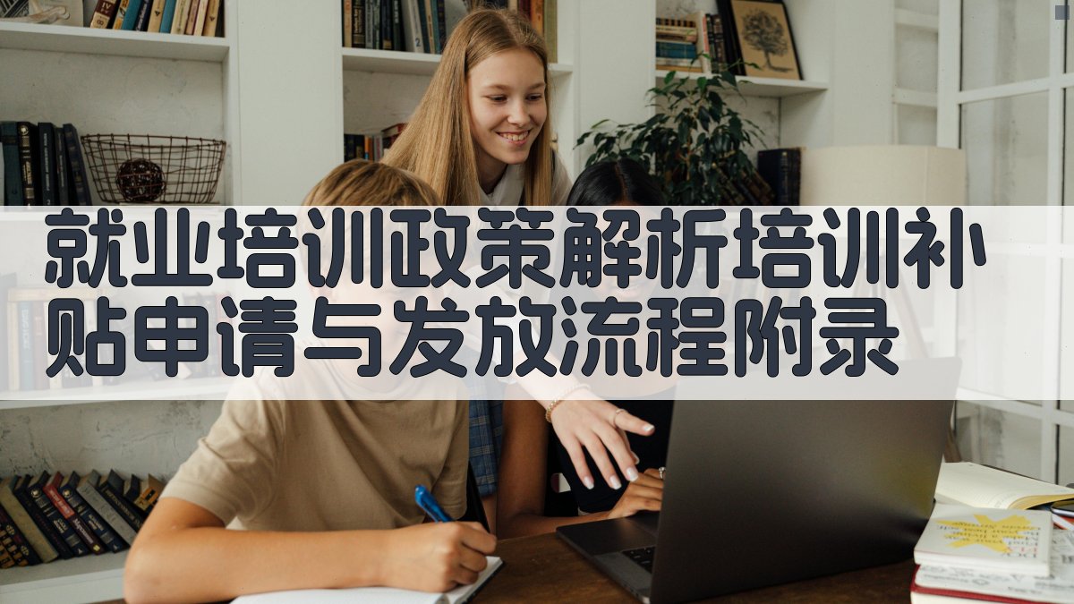 就业培训政策解析培训补贴申请与发放流程 · 附录 图4